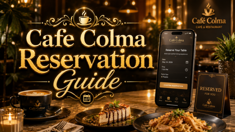 Cafe Colma Reservation guide
